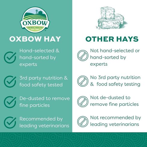 Oxbow Animal Health Western Timothy Hay, All Natural Hay for Rabbits, Guinea Pigs, Chinchillas, Hamsters & Gerbils, 90 oz in Saudi Arabia