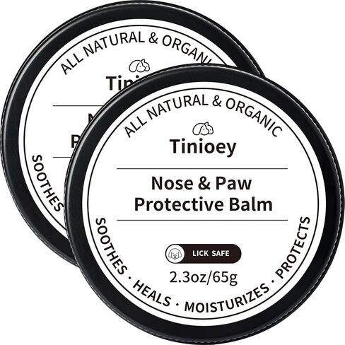 Dog Paw Balm Dogs Lick Safe (2.3oz) | 100% Natural & Organic Cat Dog Paw Pad Balm | Dog Nose Balm for Dry Nose | Paw Moisturizer Snout Soother for Dogs | Dog Accessories Pet Supplies in Saudi Arabia