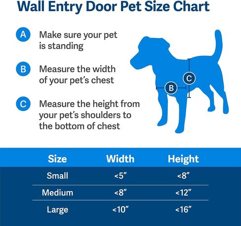 PetSafe Never Rust Wall Entry Pet Door - Telescoping Frame - Insulates Better Than Metal, Energy Efficient - Interior & Exterior Walls, Weatherproof, Easy to Install & Clean (White - Large) in Saudi Arabia