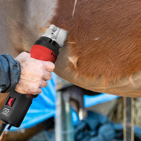 Horse Clippers, 600W Professional Heavy Duty Horse Body Clippers, 6-Speeds Large Livestock Clippers for Body Clipping Horse Equine Cattle and Thick Coat Animals in Kuwait