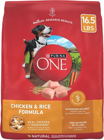 Purina ONE Chicken and Rice Formula Dry Dog Food - 16.5 lb. Bag in Saudi Arabia