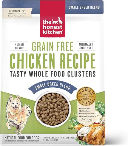 The Honest Kitchen Whole Food Clusters Small Breed Blend Grain Free Dry Dog Food - Chicken, 10 Pound Bag in Saudi Arabia