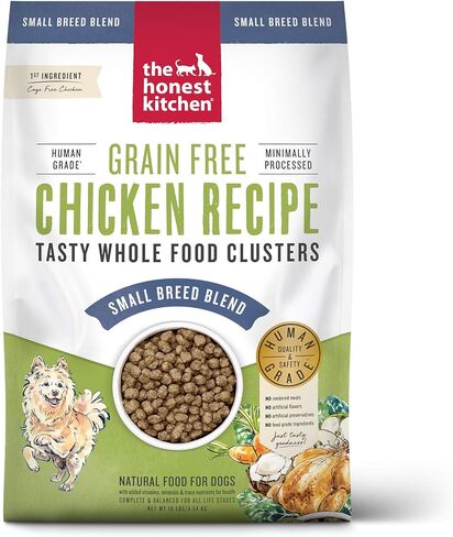 The Honest Kitchen Whole Food Clusters Small Breed Blend Grain Free Dry Dog Food - Chicken, 10 Pound Bag in Saudi Arabia