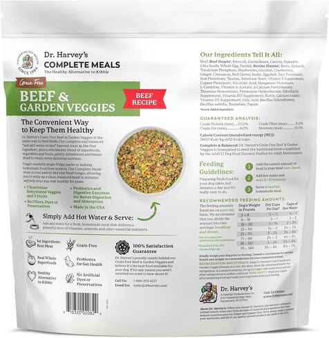 Dr. Harvey's Beef & Garden Veggies Dog Food, Grain-Free (5 lb) in Kuwait