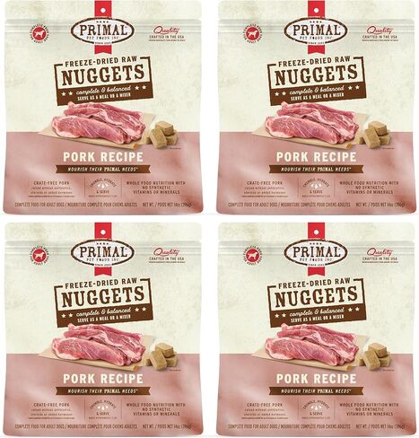 Primal Freeze Dried Raw Dog Food Nuggets, Chicken, 14 oz in Kuwait