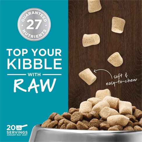 Instinct Raw Boost Mixers, Freeze Dried Dog Food Topper with Functional Ingredients, Grain Free, Real Chicken - Gut Health , 5.5 oz. Bag in Kuwait