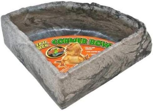 Zoo Med Reptile Rock Corner Water Dish, X-Large, Assorted color in Saudi Arabia
