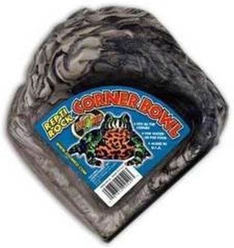 Zoo Med Reptile Rock Corner Water Dish, X-Large, Assorted color in Saudi Arabia