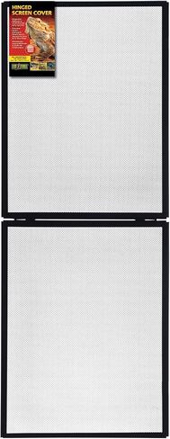 Exo Terra Hinged Screen Cover, 60 Breeder/75 Gallon – Easy Access, 18.75"x 48.75" Full Open, Durable UV Ventilation in Kuwait