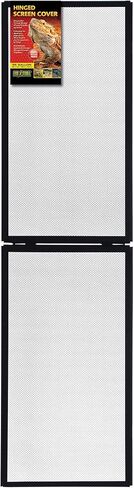 Exo Terra Hinged Screen Cover, 60 Breeder/75 Gallon – Easy Access, 18.75"x 48.75" Full Open, Durable UV Ventilation in Kuwait