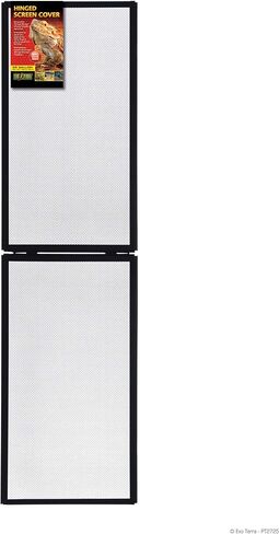 Exo Terra Hinged Screen Cover, 60 Breeder/75 Gallon – Easy Access, 18.75"x 48.75" Full Open, Durable UV Ventilation in Kuwait