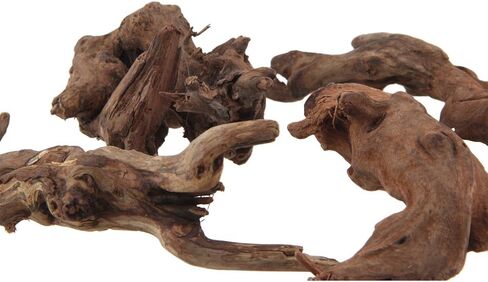 Emours Driftwood Branses الزواحف زخرفة الحوض المليئة ، (5.5-8 بوصة في الطول) ، 4 قطع in Kuwait