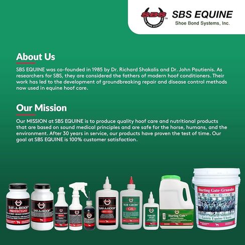 SBS Equine Spray | Hoof Treatment Provides Antiseptic Barrier Against Infection | Fights Hoof iIlness | Long-Lasting (16 Fluid Oz Spray) in Kuwait