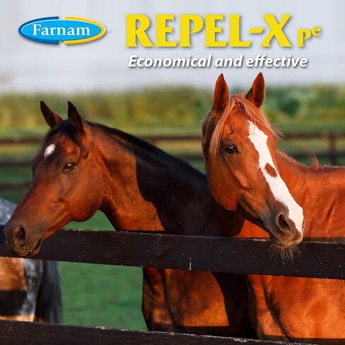 Farnam Repel-X Ready-To-Use Fly Spray, Insecticide And Repellent For Horses And Dogs, 32 Fluid Ounces, 1 Quart Bottle With Trigger Sprayer in Saudi Arabia