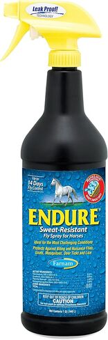 Farnam Endure Sweat-Resistant Horse Fly Spray, Kills, Repels, Protects, 32 Ounces, Quart Spray in Kuwait