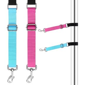 Pet Dog Grooming Arm Extender, 2 Pcs Stable Grooming Arm Accessories,Extension Strap Groomers Helper Grooming Loop,Waterproof Dog Grooming Leash Extension for Dog Bathing Grooming Trimming…