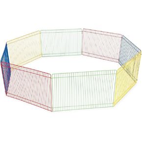 Prevue Pet Products Multi-Color Small Pet Playpen 40090,13x35.87x8.67 inch
