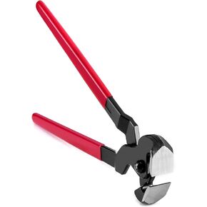 QWORK Hoof Nipper, 14" Heavy Duty Farrier Nippers with Plastic Grip, 1 Pack