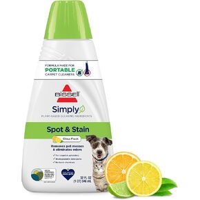 Bissell 74R7 Pet Stain & Odor Portable Machine Formula, 32-Ounce, Fl Oz