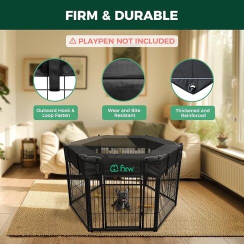 FXW Mesh Top Cover متخصصة لـ FXW Dog Playpen (غير مناسبة للعلامات التجارية الأخرى) ، يناسب FXW 32 "/40"/45 "H 8 لوحات HomePlus/Rollick/Instant Dog Playpen│patent المعلقة (Playpen غير متضمن)) in Kuwait