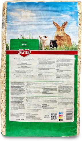 Kaytee Small Animal Pine Bedding For Pet Guinea Pigs, Rabbits, Hamsters, Gerbils, and Chinchillas, 52.4 Liter in Kuwait