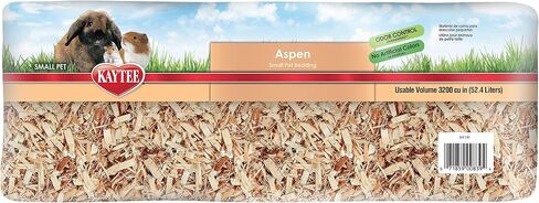 Kaytee Aspen Small Animal Pet Bedding For Pet Guinea Pigs, Rabbits, Hamsters, Gerbils, and Chinchillas, 52.4 Liters in Kuwait