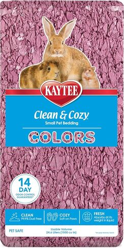 Kaytee Clean & Cozy Colors, Small Animal Bedding with Extreme Odor Control, Kaleidoscope, 24.6 Liters in Kuwait