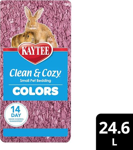 Kaytee Clean & Cozy Colors, Small Animal Bedding with Extreme Odor Control, Kaleidoscope, 24.6 Liters in Kuwait