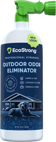 Eco Strong Outdoor Odor Eliminator | Outside Dog Urine Enzyme Cleaner – Powerful Pet, Cat, Animal Scent Deodorizer | Professional Strength for Yard, Turf, Kennels, Patios, Decks (Gallon with Sprayer) in Saudi Arabia