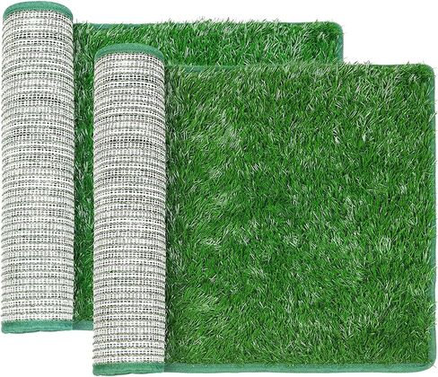 LOOBANI Dog Grass Pee Pads, 31x51in Artificial Grass Pads for Potty Tray in Saudi Arabia