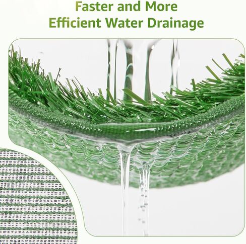 LOOBANI Dog Grass Pee Pads, 31x51in Artificial Grass Pads for Potty Tray in Saudi Arabia