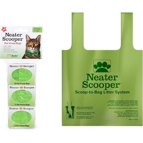 Neater Pets Neater Scooper Standard Size Refill Bags for Standard Neater Scooper Litter Scoop with Bags (12 Boxes, 180 Count)