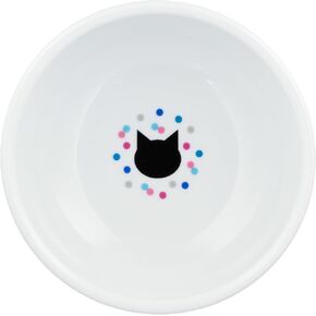 Necoichi Extra Wide Raised Cat Food Bowl, Elevated, Prevent Neck & Whisker Fatigue, Dishwasher and Microwave Safe, No.1 Seller in Japan! (Cat, Extra Wide)
