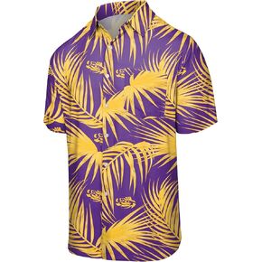 FOCO Men's Hawaiian Button Up Shirt