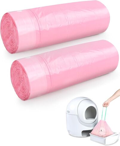 40 COUNT CAT CAT STERTER BOX LINERS لمربع القمامة التلقائي للقطار و ROBOT الفضلات 4/3 ، ثقيلة ، سميكة إضافية in Kuwait