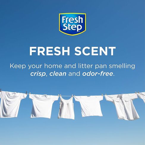 Fresh Step Cat Litter Crystals In Fresh Scent Cat Litter Box Deodorizer Combats Cat Odors and Neutralizes Smells to Keep Your Home Clean, 15 Ounces (Pack of 1) in Kuwait