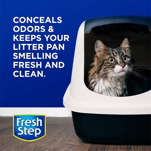 Fresh Step Cat Litter Crystals In Fresh Scent Cat Litter Box Deodorizer Combats Cat Odors and Neutralizes Smells to Keep Your Home Clean, 15 Ounces (Pack of 1) in Kuwait