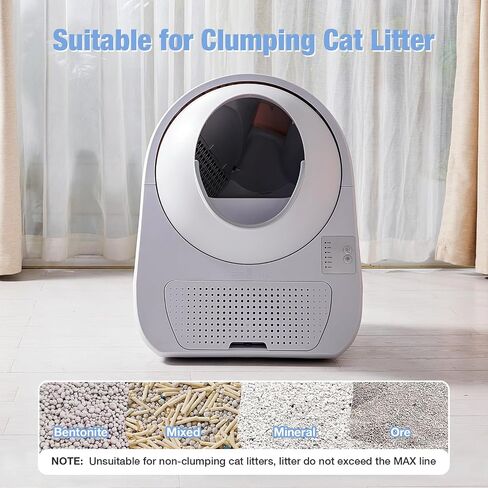 40 Pack CATLINK Trash Bags, for Automatic Cat Litter Box for SCOOPER YOUNG & SCOOPER LUXURY PRO Not Suitable for SCOOPER SE in Saudi Arabia