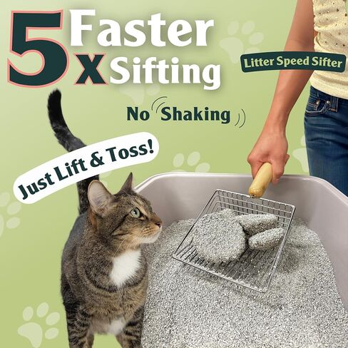 Sprinkle & Sweep Litter Box Deodorizer - Cat Litter Deodorizer Non Toxic and Safe for Kittens - Instantly Eliminates Foul Smells and Urine Odors - One Month Supply (8oz) in Saudi Arabia