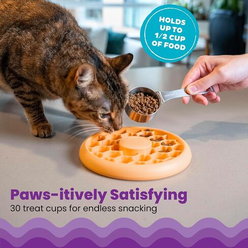 Catstages Kitty Lickin' Layers Multilayered Cat Fun Feeder Cat Treat Puzzle in Saudi Arabia