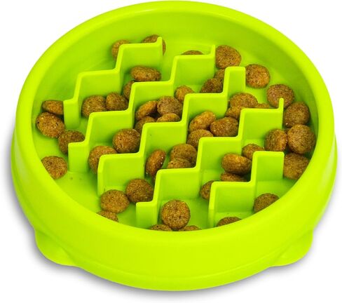 Catstages Kitty Slow Feeder Cat Bowl, Green in Saudi Arabia