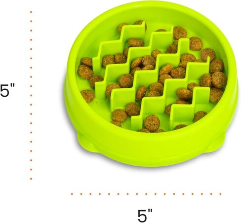 Catstages Kitty Slow Feeder Cat Bowl, Green in Saudi Arabia