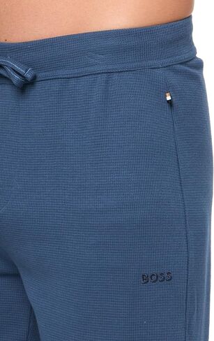 BOSS Men's Waffle Cotton Cuffed Sweatpants in Saudi Arabia