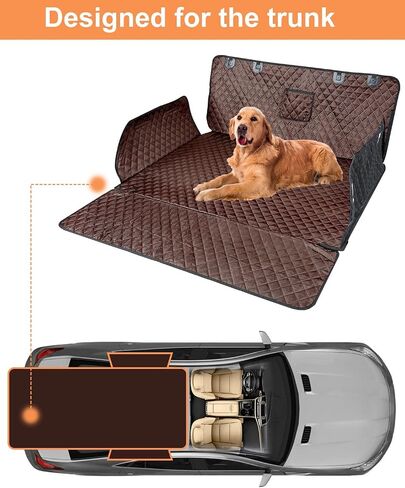PETICON SUV Cargo Liner for Dogs, Trunk Cover with Bumper Flap Protector in Saudi Arabia