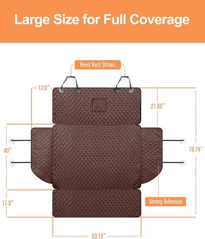 PETICON SUV Cargo Liner for Dogs, Trunk Cover with Bumper Flap Protector in Saudi Arabia