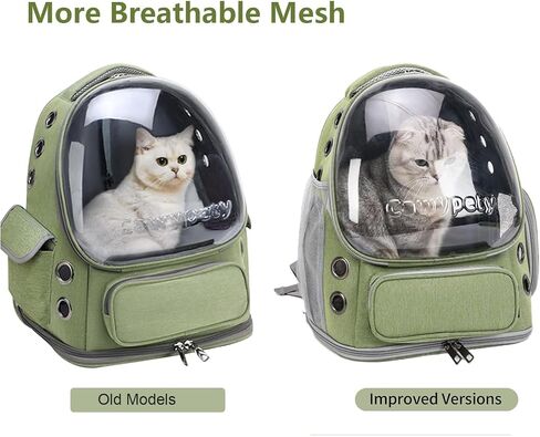 Cawypety Expandable Cat Backpack Large Space Cat Bubble Backpack Carrier in Kuwait