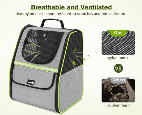 Pecute Cat Backpack Carrier, Small Dog Backpack Carrier, Pet Backpack Carrier for Cats Dogs Puppy Kitten, Cat Carrier Bag Carrying for Travel Hiking Bike Riding Walking Outdoor,Black in Saudi Arabia