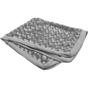 Furhaven Replacement Dog Bed Cover Ultra Plush Faux Fur & Suede Mattress, Machine Washable - Gray, Large