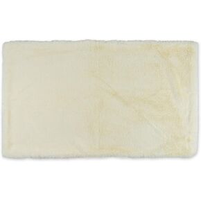 Bone Dry Faux Fur Pet Cage Liner, X-Large - 22 x 36", White