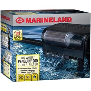 Marineland Penguin Bio-Wheel Power Filter 200 GPH, Multi-Stage Aquarium Filtration